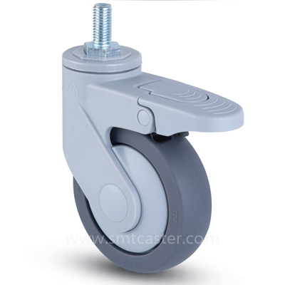 Medium-Duty TPR Top-Plate Medical Caster 3-5 inch