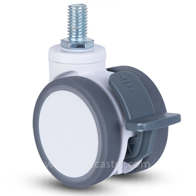 Light-Duty TPU Medical Caster 1.5-2.5 inch